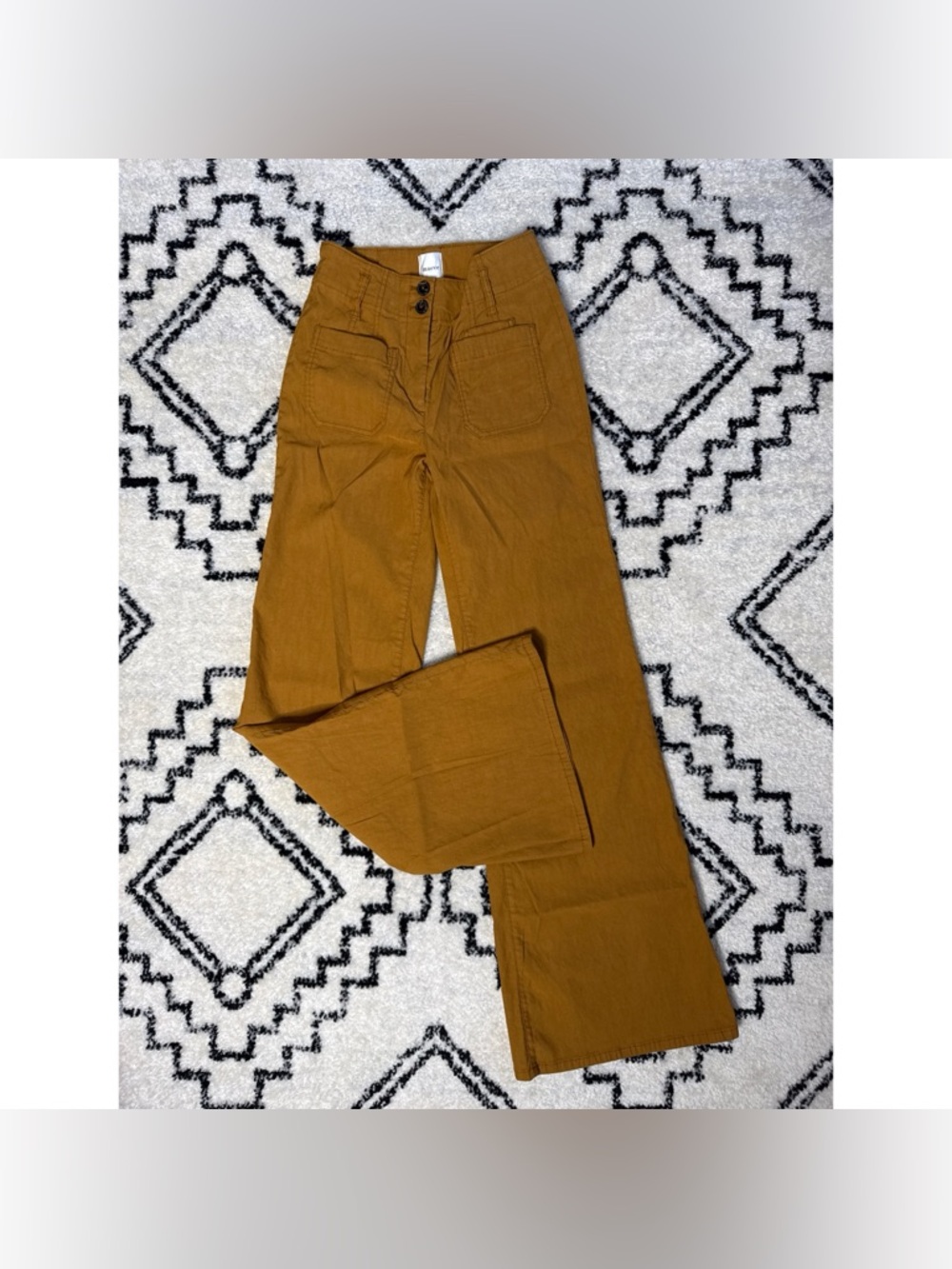 Anthropologie Maeve Junie High-Rise Flare Pants Magic Fabric Edition Size 25 - Picture 2 of 8